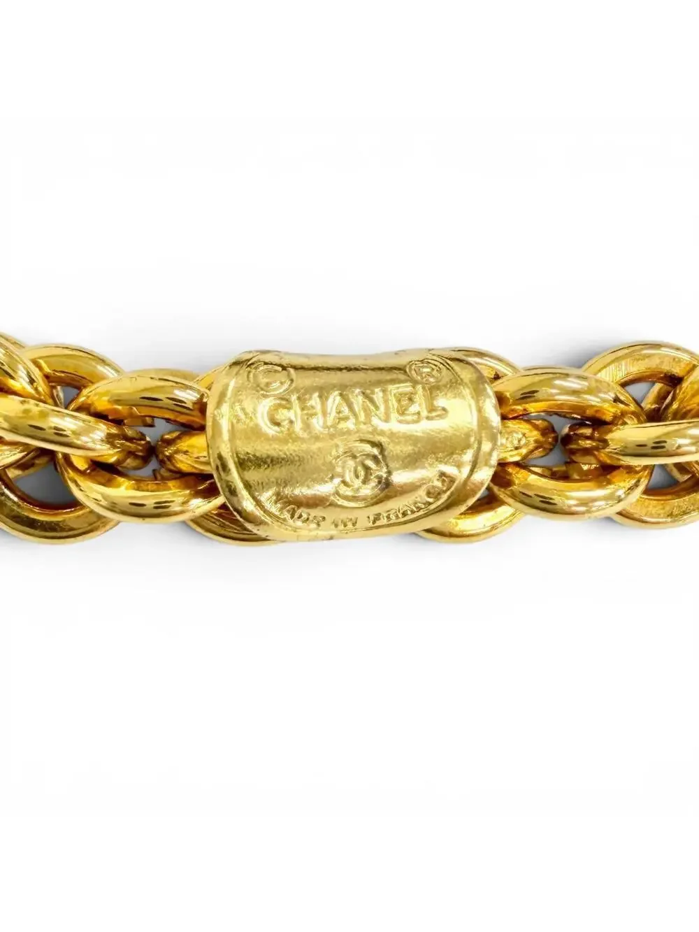 Chanel Cc Logo Chain Pendant Necklace #327467C85B